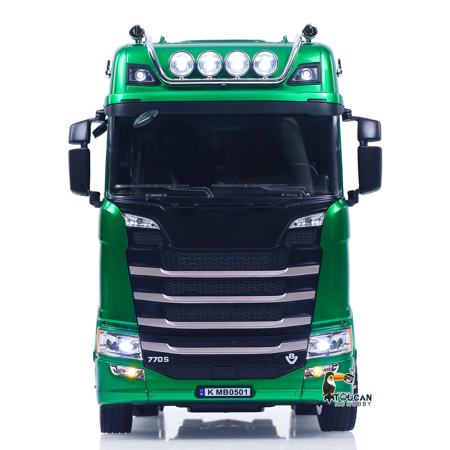 RTR HUINA 1/18 Remote Control Tractor Truck SC 770S 1501 6X4 Plastic RC Lorry Car Lights Sound System Assembled Finished Model