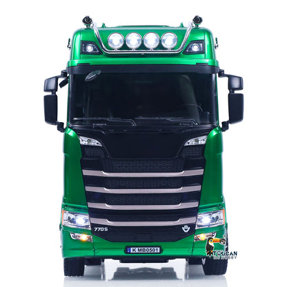 RTR HUINA 1/18 Remote Control Tractor Truck 770S 1501 6X4 Plastic RC Lorry Car Lights Sound System Assembled Finished Model