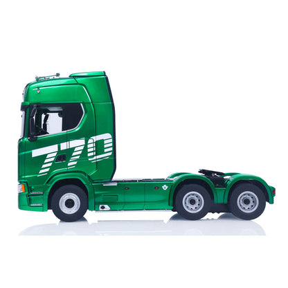 DE Stock HUINA 1/18 Remote Control Tractor Truck 770S 1501 6X4 Plastic RC Lorry Car Model Lights Sound System Charger Battery