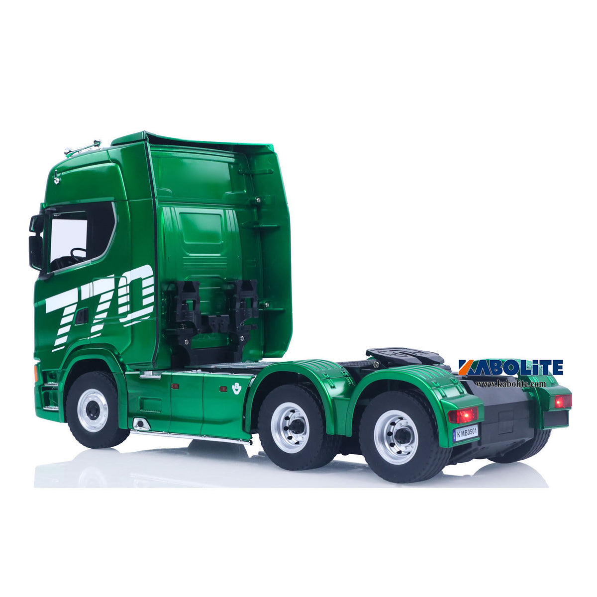 US Stock 2.4G 19CH HUINA 1/18 6x4 Remote Control Tractor Truck 770S 1501A Plastic RC Lorry Model with Lights Sound Effect