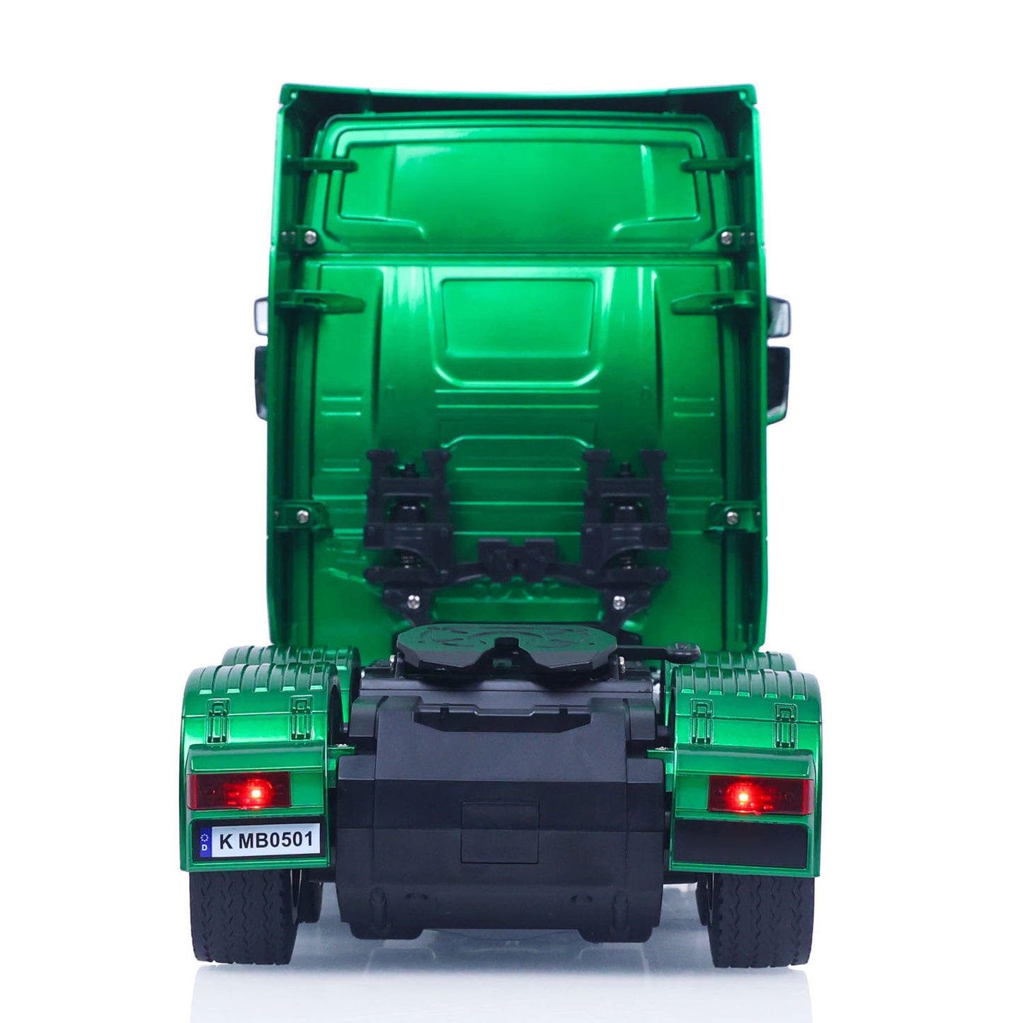 DE Stock HUINA 1/18 Remote Control Tractor Truck 770S 1501 6X4 Plastic RC Lorry Car Model Lights Sound System Charger Battery