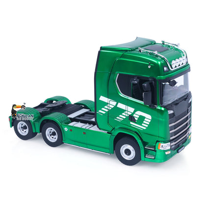 RTR HUINA 1/18 Remote Control Tractor Truck 770S 1501 6X4 Plastic RC Lorry Car Lights Sound System Assembled Finished Model