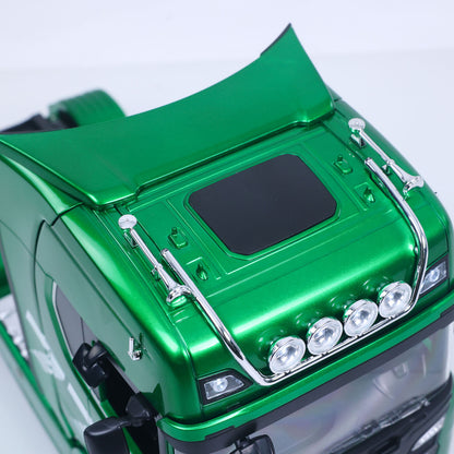 DE Stock HUINA 1/18 Remote Control Tractor Truck 770S 1501 6X4 Plastic RC Lorry Car Model Lights Sound System Charger Battery