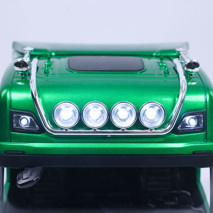 DE Stock HUINA 1/18 Remote Control Tractor Truck 770S 1501 6X4 Plastic RC Lorry Car Model Lights Sound System Charger Battery
