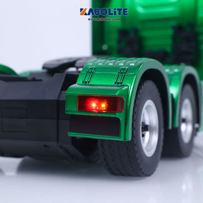 HUINA 770S 1/18 Plastic 6x4 RC Tractor Truck 1501 PRO with 19CH 2.4G Radio Controller Light Sound for Hobbyists Outdoor Play