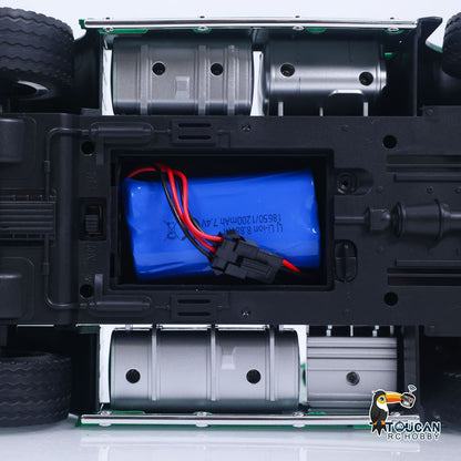 RTR HUINA 1/18 Remote Control Tractor Truck 770S 1501 6X4 Plastic RC Lorry Car Lights Sound System Assembled Finished Model