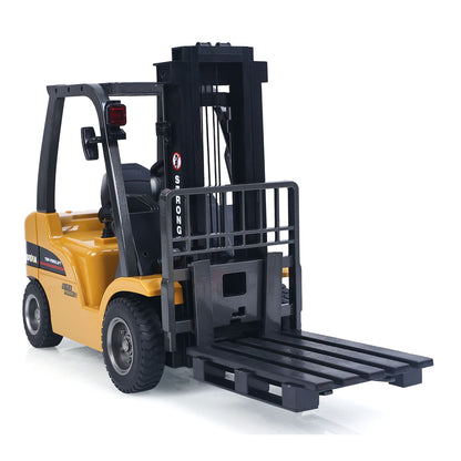 HIUNA 577 1/14 Electric Lifting Remote Control Forklift Model RC Construction Vehicle Battery Light Sound Effect Battery