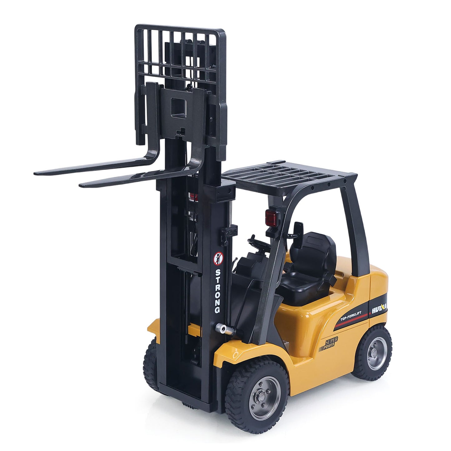 HIUNA 577 1/14 Electric Lifting Remote Control Forklift Model RC Construction Vehicle Battery Light Sound Effect Battery