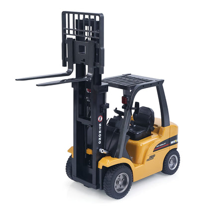 HIUNA 577 1/14 Electric Lifting Remote Control Forklift Model RC Construction Vehicle Battery Light Sound Effect Battery