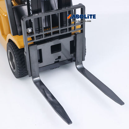 IN Stock HIUNA 577 1/14 Electric Lifting Remote Control Forklift RC Construction Vehicle Model with Hook Pallet Light Sound Effect
