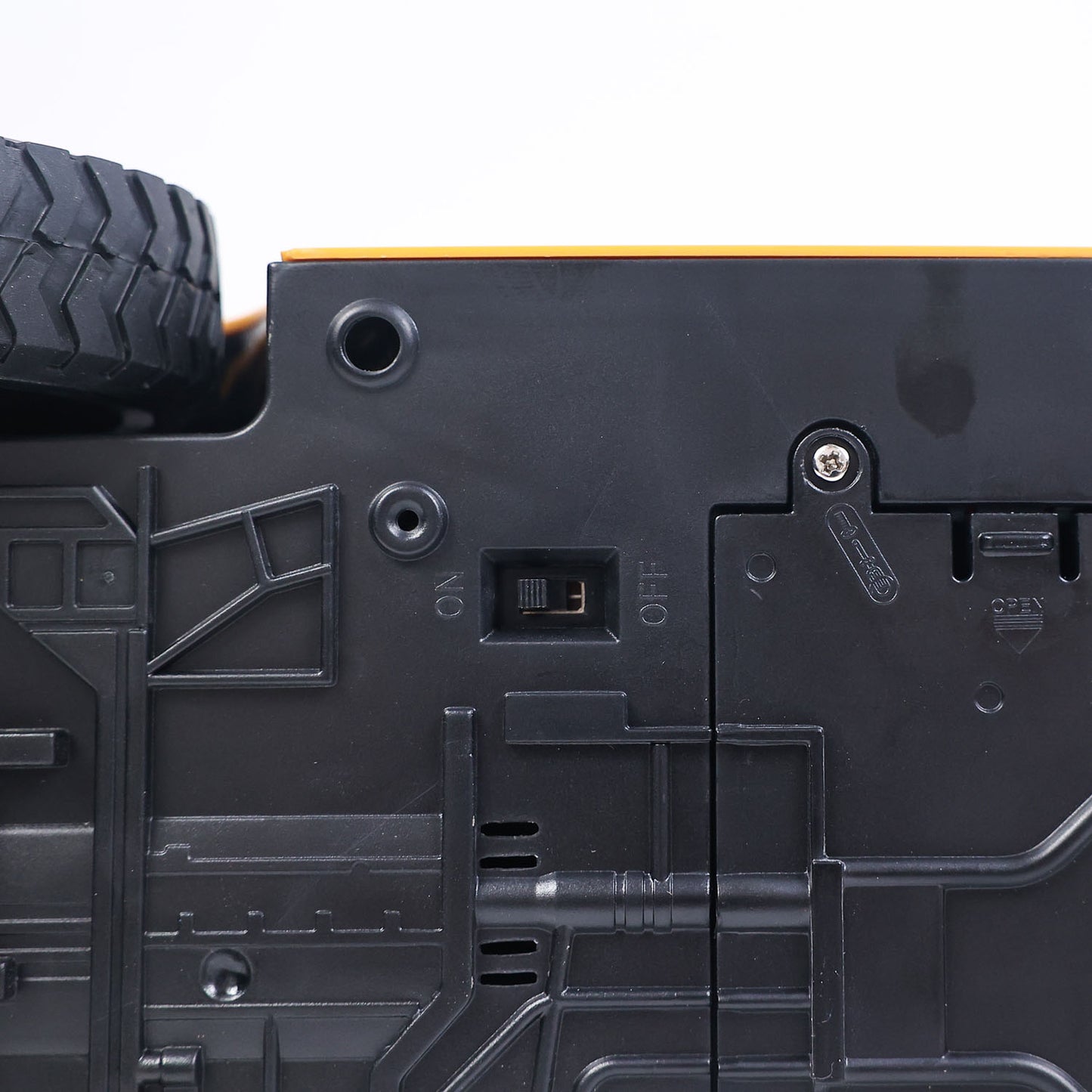 HIUNA 577 1/14 Electric Lifting Remote Control Forklift Model RC Construction Vehicle Battery Light Sound Effect Battery