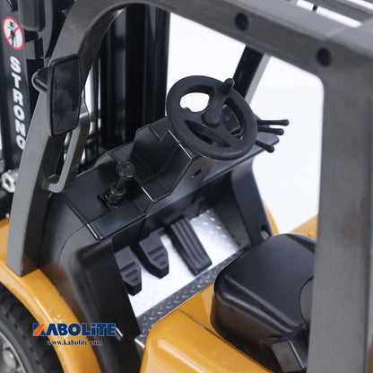 IN Stock HIUNA 577 1/14 Electric Lifting Remote Control Forklift RC Construction Vehicle Model with Hook Pallet Light Sound Effect