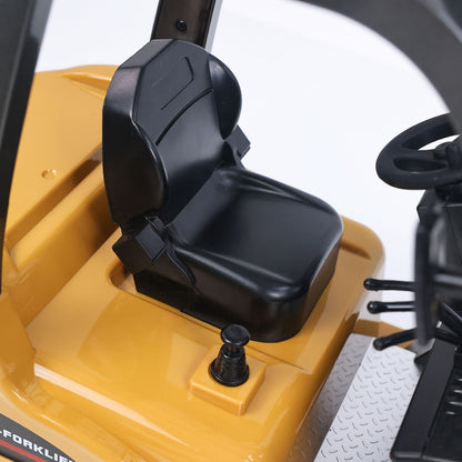 HIUNA 577 1/14 Electric Lifting Remote Control Forklift Model RC Construction Vehicle Battery Light Sound Effect Battery