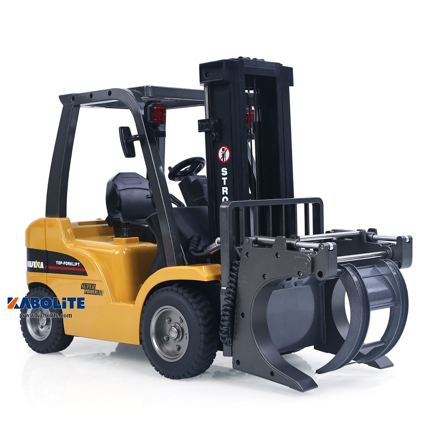 IN Stock HIUNA 577 1/14 Electric Lifting Remote Control Forklift RC Construction Vehicle Model with Hook Pallet Light Sound Effect