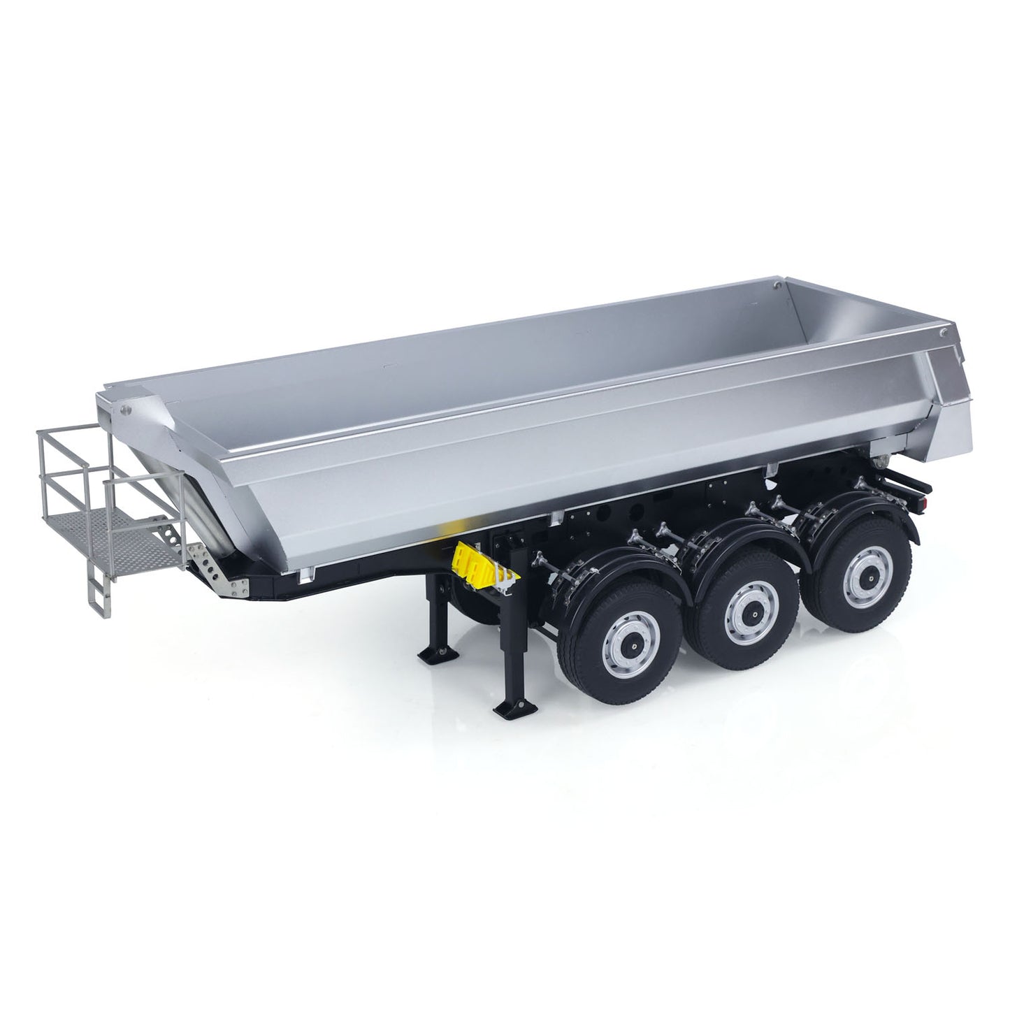 Kabolite K5801 1/14 Scale 4X4 RC Tractor Truck 3Axles AWD W/ Electric Lifting Hopper Dump Trailer Tipper Battery