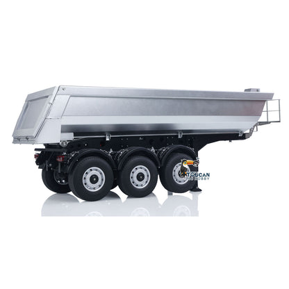 DE Stock Kabolite K5801 Car 1/14 Scale 4X4 RC Tractor Truck 3Axles AWD W/ Electric Lifting Hopper Dump Trailer Tipper Battery
