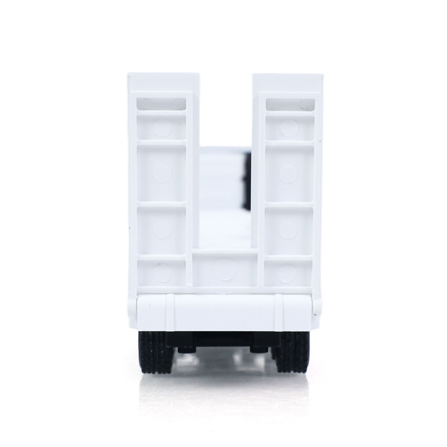 IN Stock Pre-order RTR HUINA 1/64 Remote Control Tractor Truck 9900 W/ 3Axle Plastic Semi Flatbed Trailer Lights Sound Effect Manual Support Legs