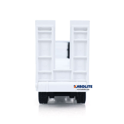 IN Stock HUINA 9900 1/64 6X4 Remote Control Tractor Truck with 3Axle Plastic Semi Flatbed Trailer Lights Sound Effect Manual Support Legs