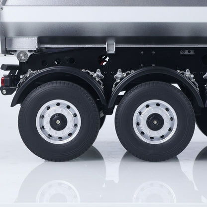 Kabolite K5801 1/14 Scale 4X4 RC Tractor Truck 3Axles AWD W/ Electric Lifting Hopper Dump Trailer Tipper Battery