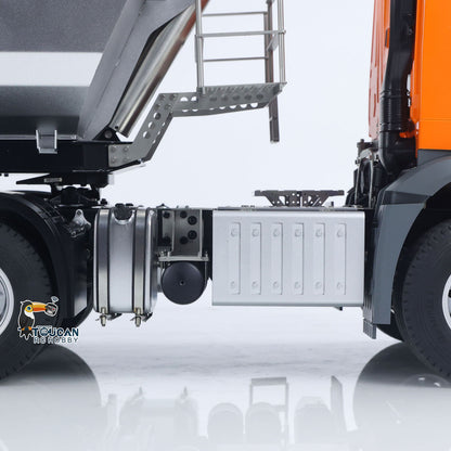 DE Stock Kabolite K5801 Car 1/14 Scale 4X4 RC Tractor Truck 3Axles AWD W/ Electric Lifting Hopper Dump Trailer Tipper Battery