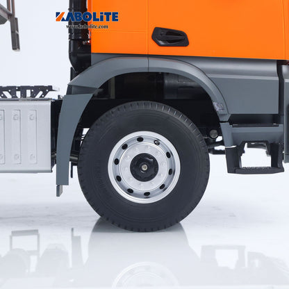 US STOCK Kabolite K5801 1/14 Scale 4X4 RC Tractor Truck 3Axles AWD W/ Electric Lifting Hopper Dump Trailer Tipper Battery