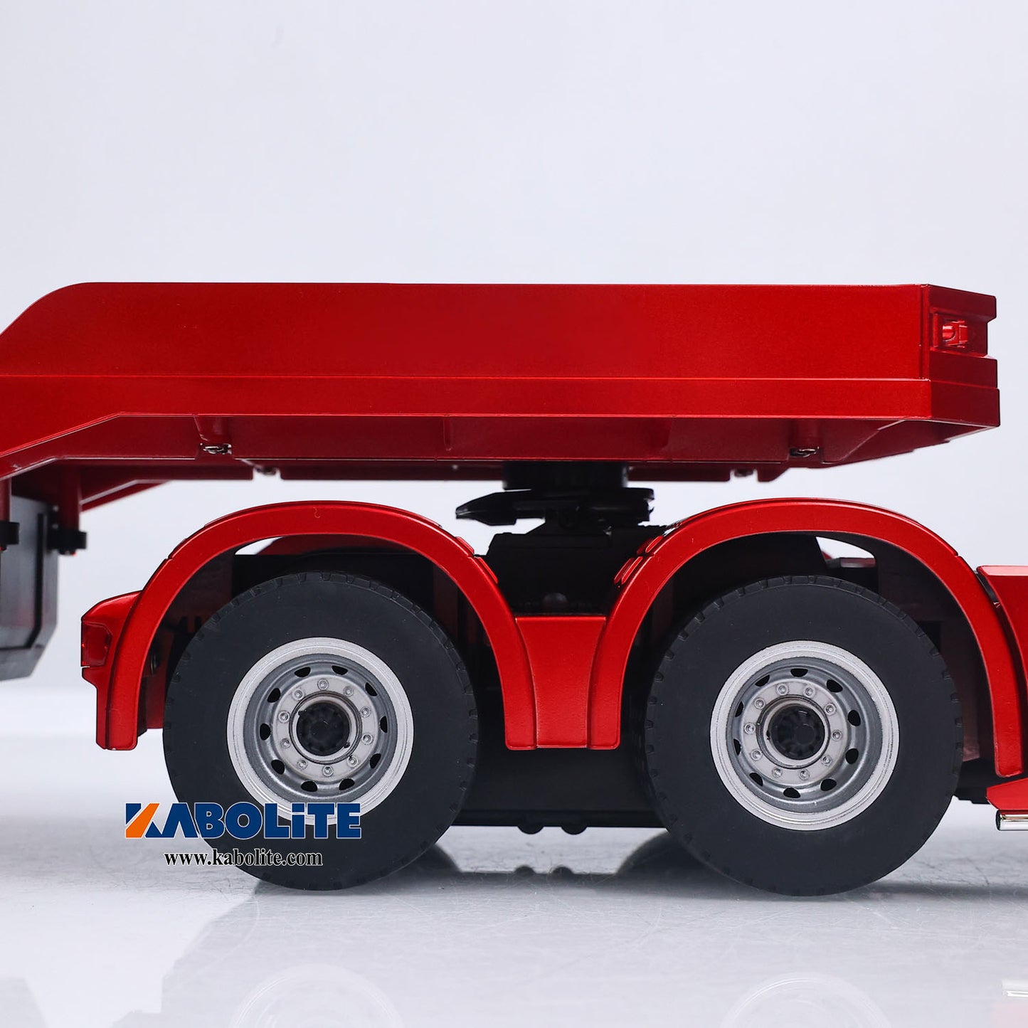 IN Stock HUINA 770S 1/18 6x4 RC Tractor Truck 1501A with 3Axle Plastic Semi Flatbed Trailer Electric Support Legs Tail Board Light System
