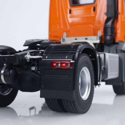Kabolite K5801 1/14 Scale 4X4 RC Tractor Truck 3Axles AWD W/ Electric Lifting Hopper Dump Trailer Tipper Battery