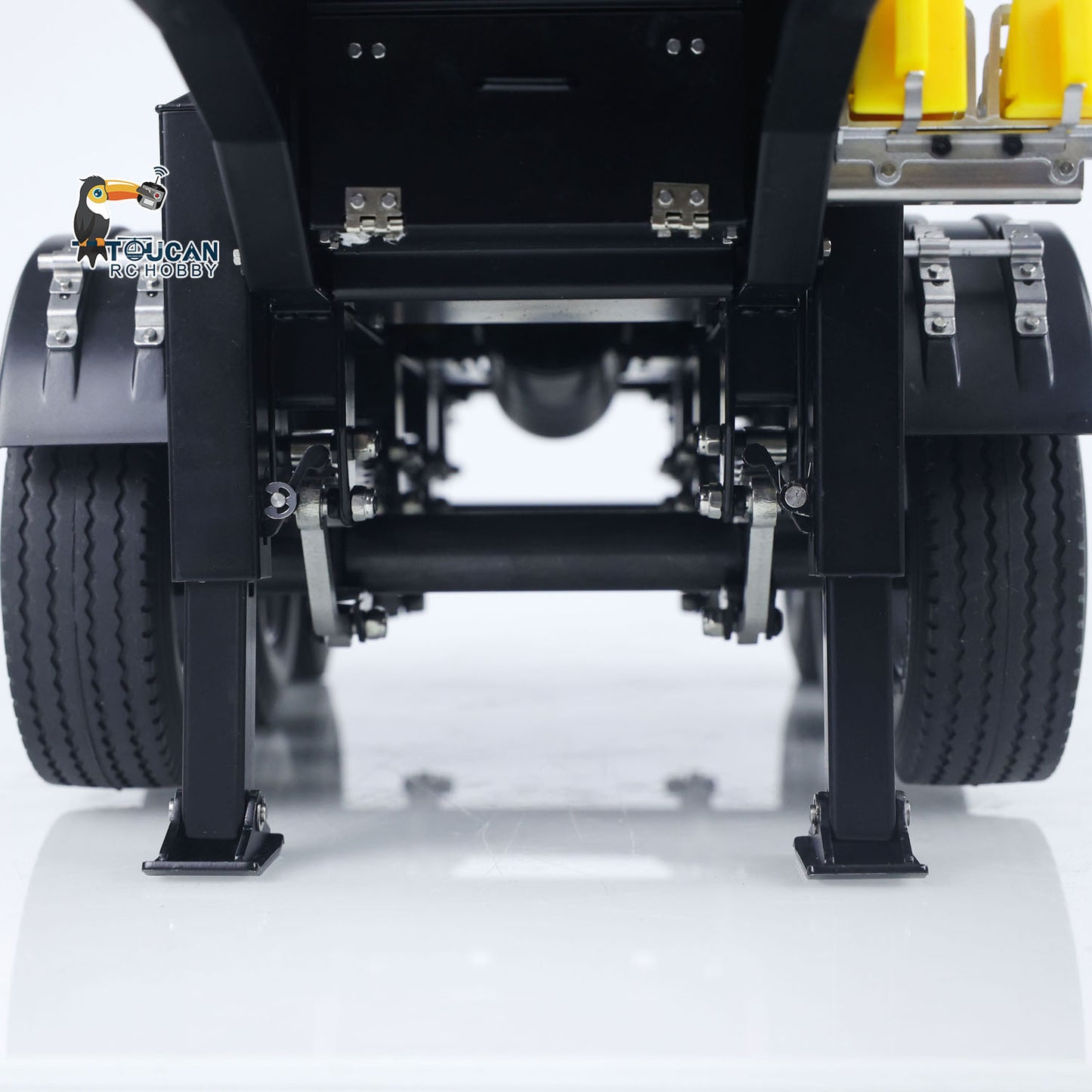 Pre-Order Kabolite K5801 Car 1/14 Scale 4X4 RC Tractor Truck 3Axles AWD W/ Electric Lifting Hopper Dump Trailer Tipper Battery