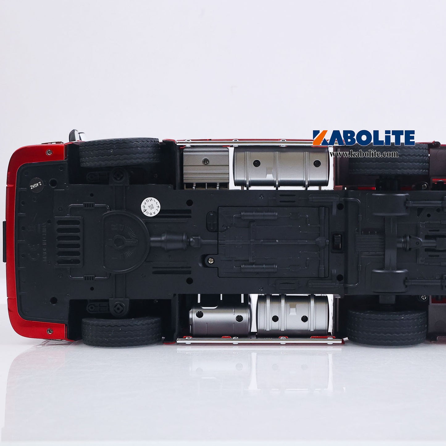 IN Stock HUINA 770S 1/18 6x4 RC Tractor Truck 1501A with 3Axle Plastic Semi Flatbed Trailer Electric Support Legs Tail Board Light System