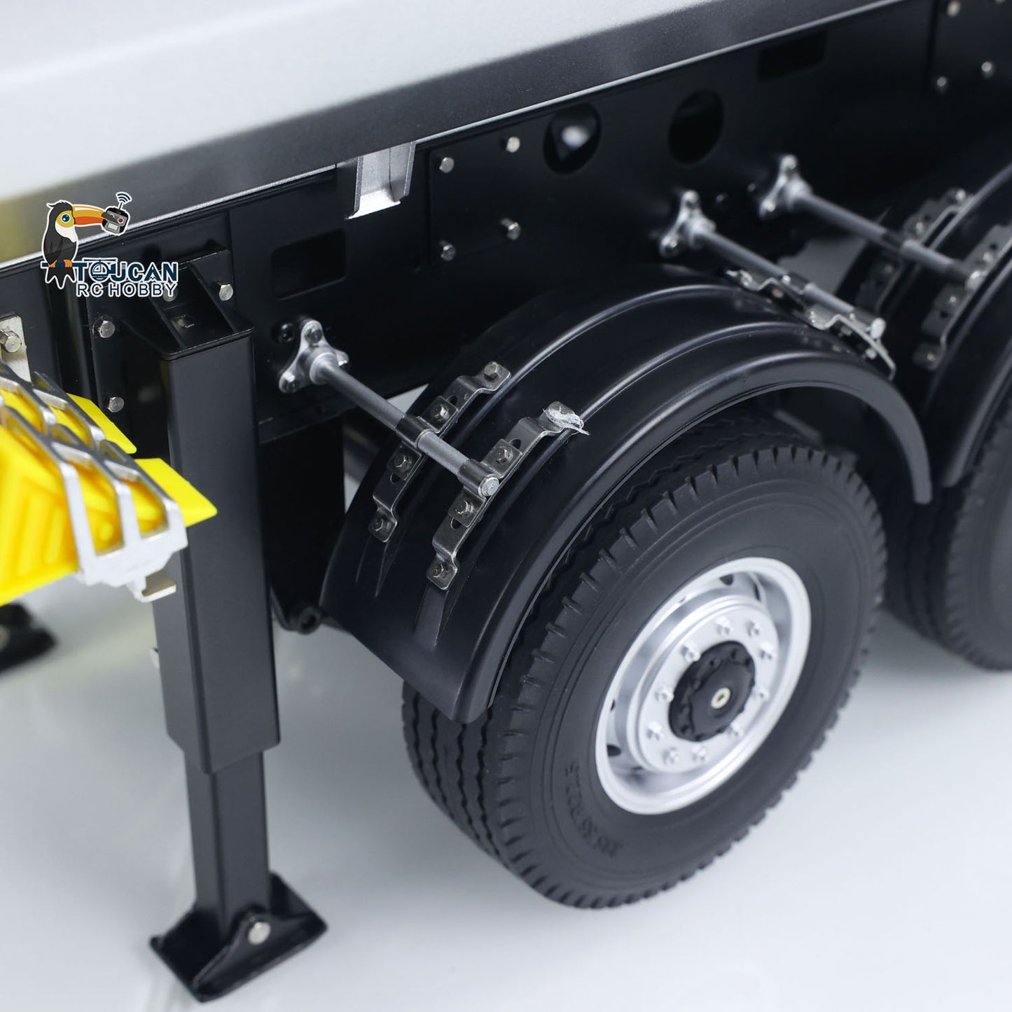 Pre-Order Kabolite K5801 Car 1/14 Scale 4X4 RC Tractor Truck 3Axles AWD W/ Electric Lifting Hopper Dump Trailer Tipper Battery