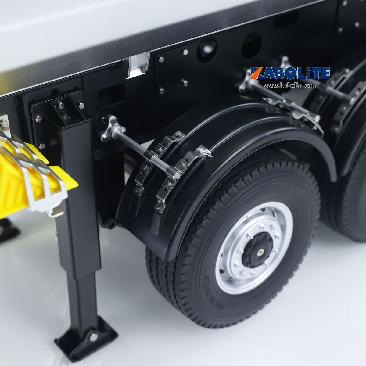 Kabolite 1/14 K5801 4X4 RC Tractor Truck 3Axles Electric Lifting Hopper Dump Trailer For Construction Vehicle Enthusiast