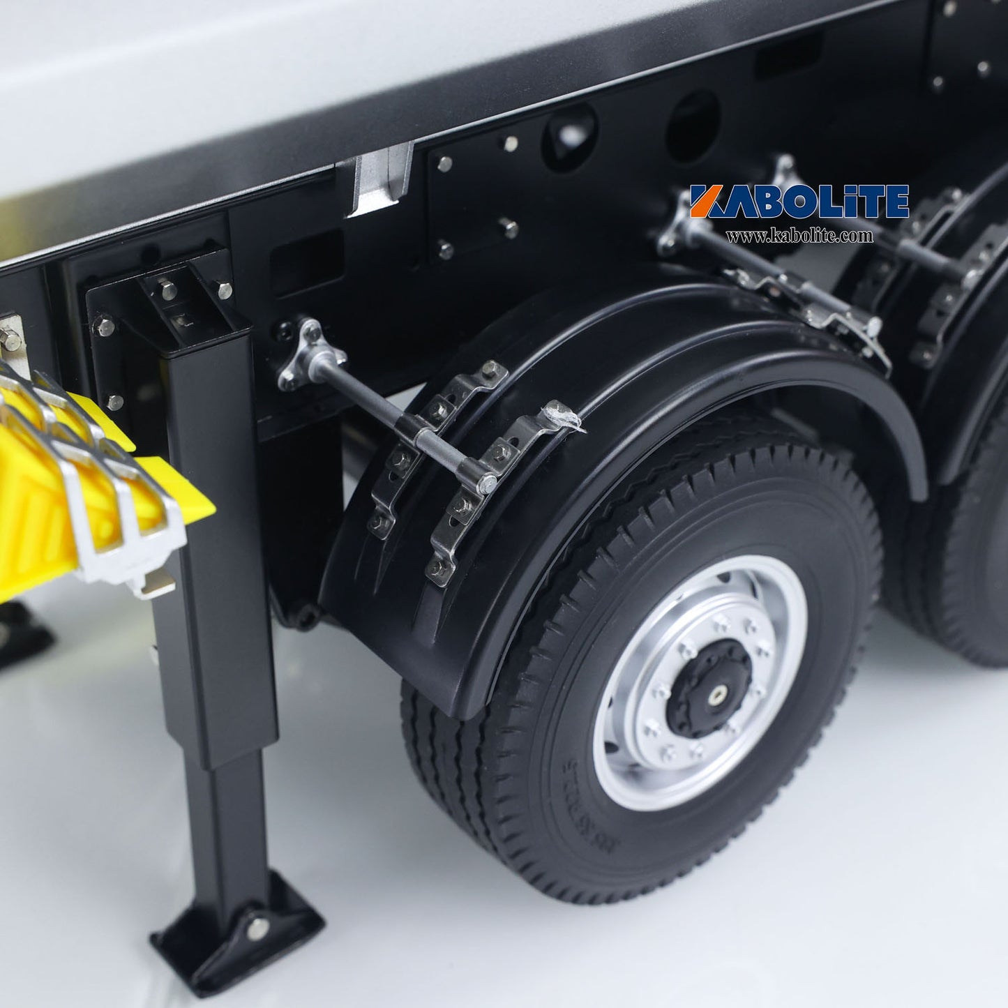 US STOCK Kabolite K5801 1/14 Scale 4X4 RC Tractor Truck 3Axles AWD W/ Electric Lifting Hopper Dump Trailer Tipper Battery