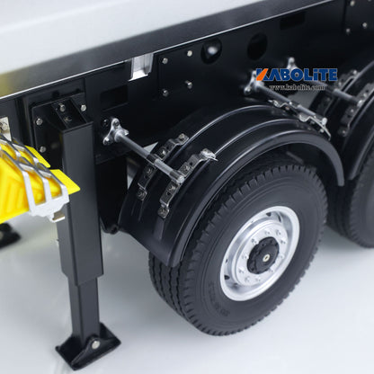 US STOCK Kabolite K5801 1/14 Scale 4X4 RC Tractor Truck 3Axles AWD W/ Electric Lifting Hopper Dump Trailer Tipper Battery