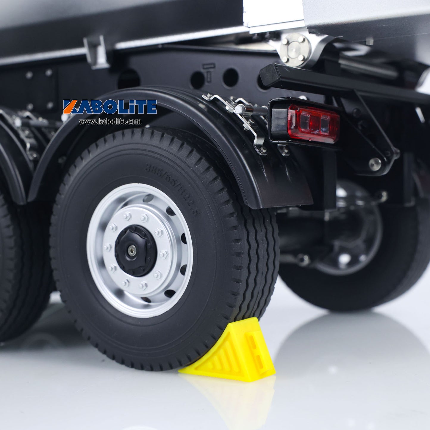 US STOCK Kabolite K5801 1/14 Scale 4X4 RC Tractor Truck 3Axles AWD W/ Electric Lifting Hopper Dump Trailer Tipper Battery