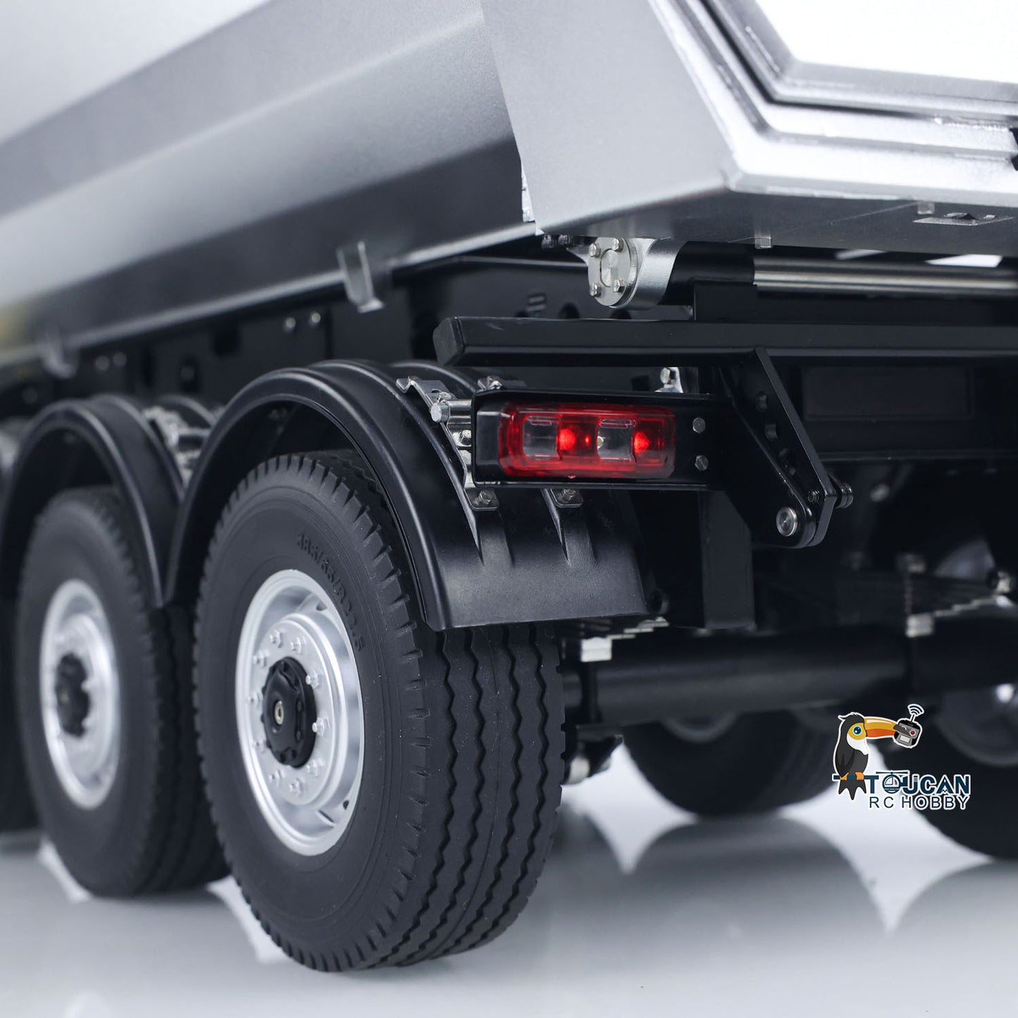 DE Stock Kabolite K5801 Car 1/14 Scale 4X4 RC Tractor Truck 3Axles AWD W/ Electric Lifting Hopper Dump Trailer Tipper Battery