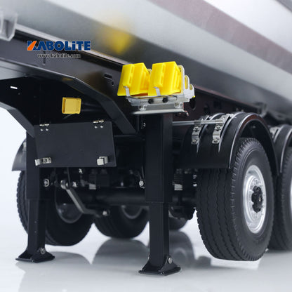 US STOCK Kabolite K5801 1/14 Scale 4X4 RC Tractor Truck 3Axles AWD W/ Electric Lifting Hopper Dump Trailer Tipper Battery