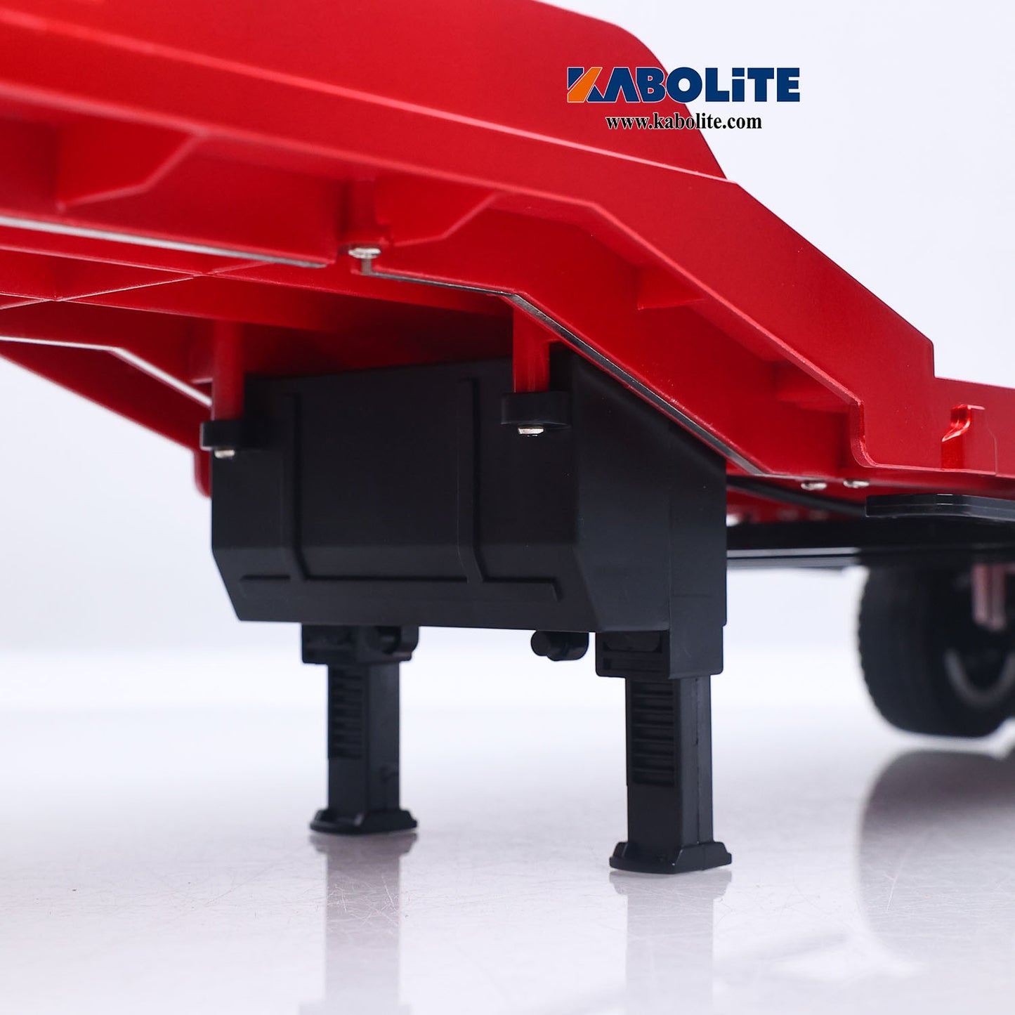 IN Stock HUINA 770S 1/18 6x4 RC Tractor Truck 1501A with 3Axle Plastic Semi Flatbed Trailer Electric Support Legs Tail Board Light System