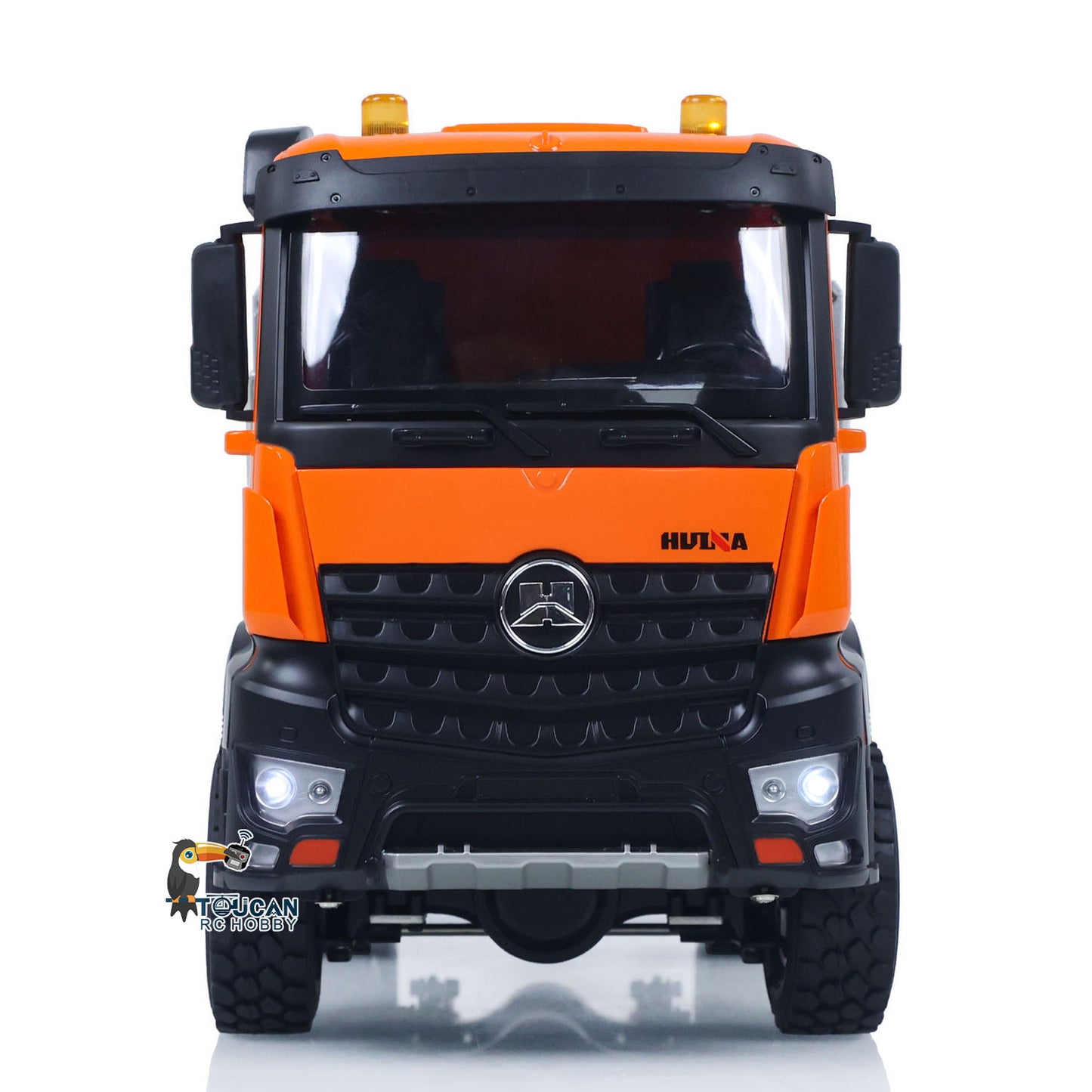 Fast Free Shipping 1/14 HUINA 1598 2.4G Remote Control Dumper 6*6 Engineering Transport Vehicle Lifting Rod Tipper Car Light Sound Battery Toys