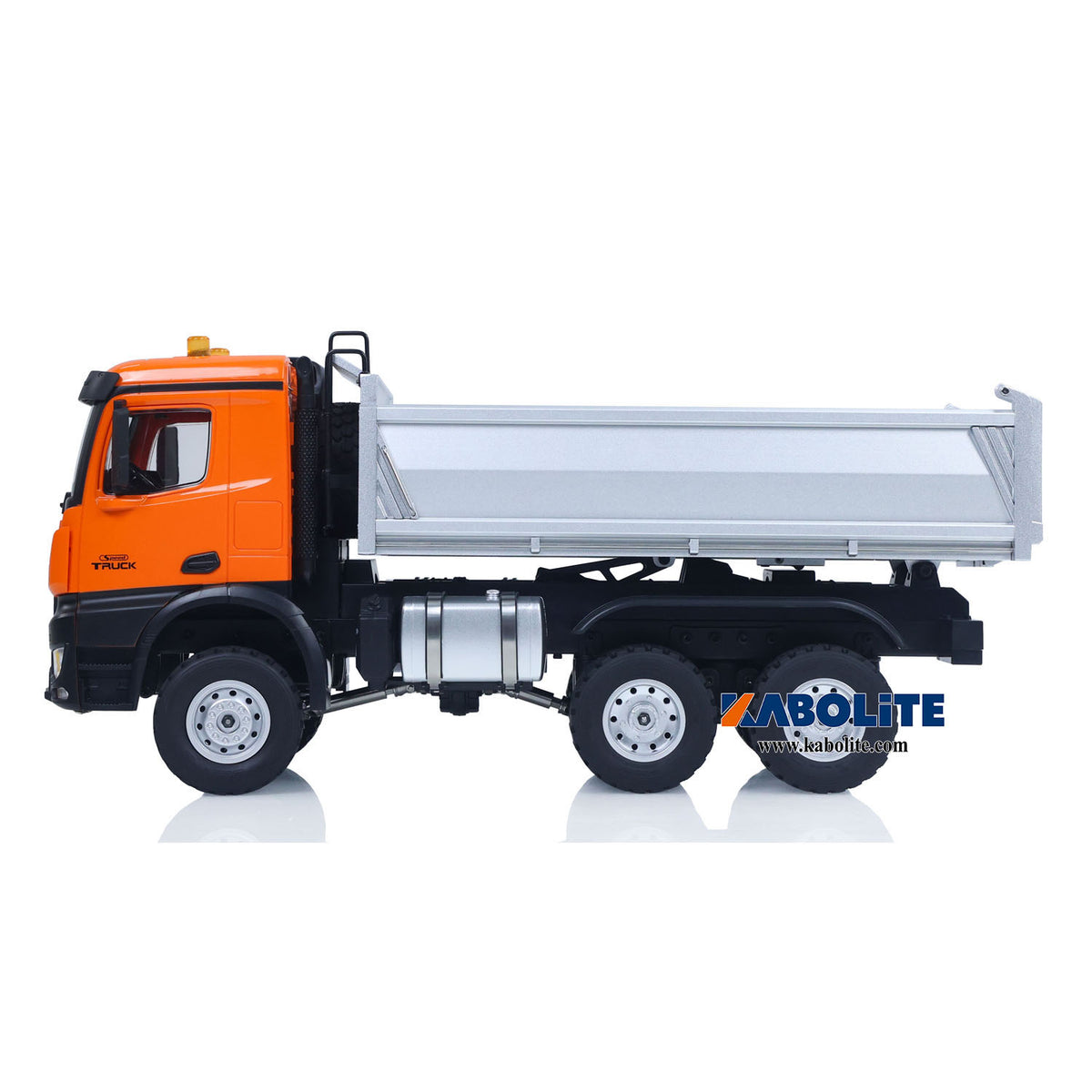 Limited-Time Sale US Stock HUINA 1598 1/14 Plastic RC Dump Truck with 3 Power Axles Differential Air Suspension Light Sound for Construction Vehicles Hobbyists