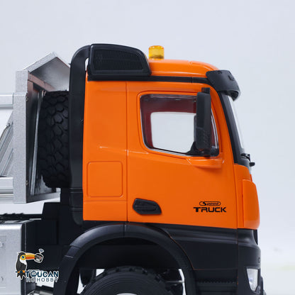 1/14 HUINA 1598 2.4G Remote Control Dumper 6x6 Engineering Transport Vehicle Lifting Rod Tipper Car Light Sound Battery Toys