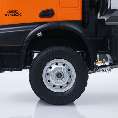 1/14 HUINA 1598 2.4G Remote Control Dumper 6x6 Engineering Transport Vehicle Lifting Rod Tipper Car Light Sound Battery Toys