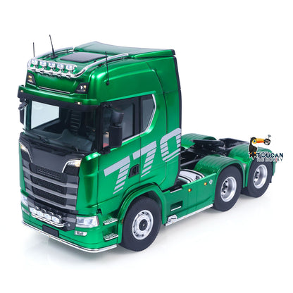 1/14 KABOLITE 6*6 Remote Control Tractor Truck 770S 2Speed Gearbox Axle Locks Electric Windshield Wiper Openable Door RTR