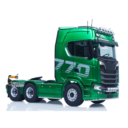 1/14 KABOLITE 6*6 Remote Control Tractor Truck 770S 2Speed Gearbox Axle Locks Electric Windshield Wiper Openable Door RTR