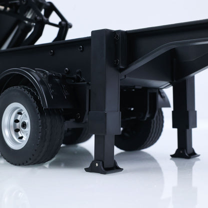 Fast Free Shipping for EU HUINA 1/18 Electric Lifting Remote Control Semi Dump Trailer for RC Tractor Truck 1501 Tail Light Support Leg No Sound System