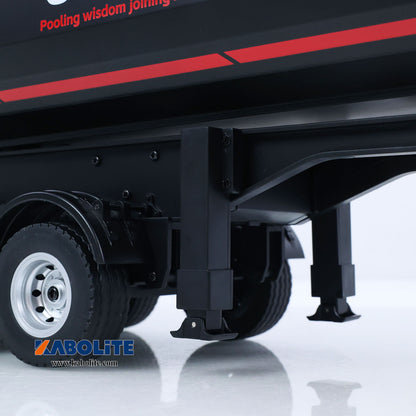IN Stock HUINA 1509 Electric Semi Dump Trailer with Light Effect Support Legs For 1/18 1501 Remote Control Tractor Truck Model