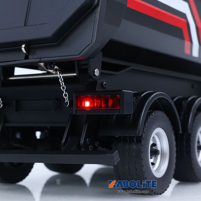 IN Stock HUINA 1509 Electric Semi Dump Trailer with Light Effect Support Legs For 1/18 1501 Remote Control Tractor Truck Model