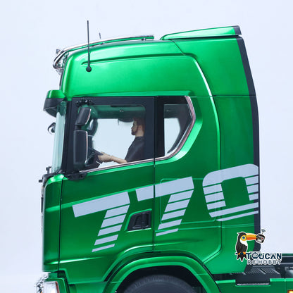 1/14 KABOLITE 6*6 Remote Control Tractor Truck 770S 2Speed Gearbox Axle Locks Electric Windshield Wiper Openable Door RTR