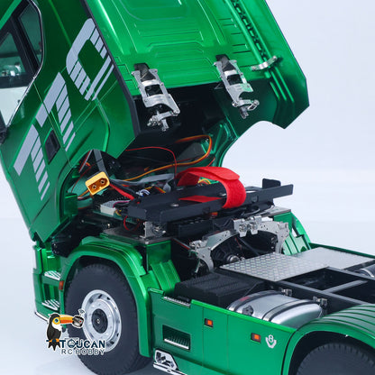 1/14 KABOLITE 6*6 Remote Control Tractor Truck 770S 2Speed Gearbox Axle Locks Electric Windshield Wiper Openable Door RTR