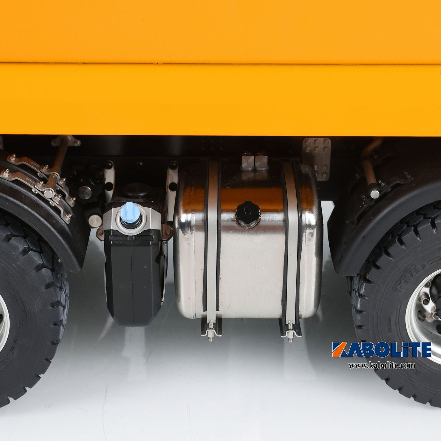 Kabolite K3365/K3366 1/14 8X8 RC Hydraulic Roll On Off Dumper Truck with FS ST8 Remote Controller 2 Speed Transmission Sound Light System