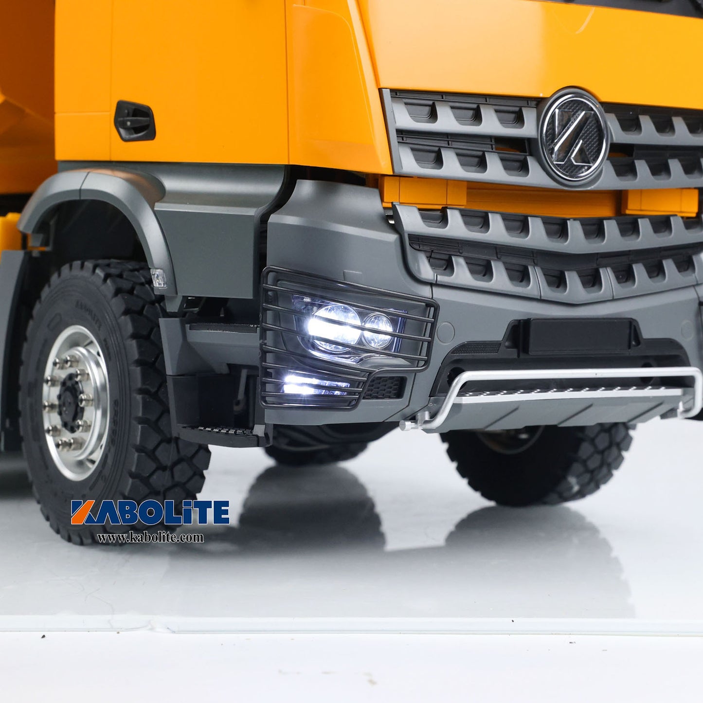 Kabolite K3365/K3366 1/14 8X8 RC Hydraulic Roll On Off Dumper Truck with 2 Speed Transmission